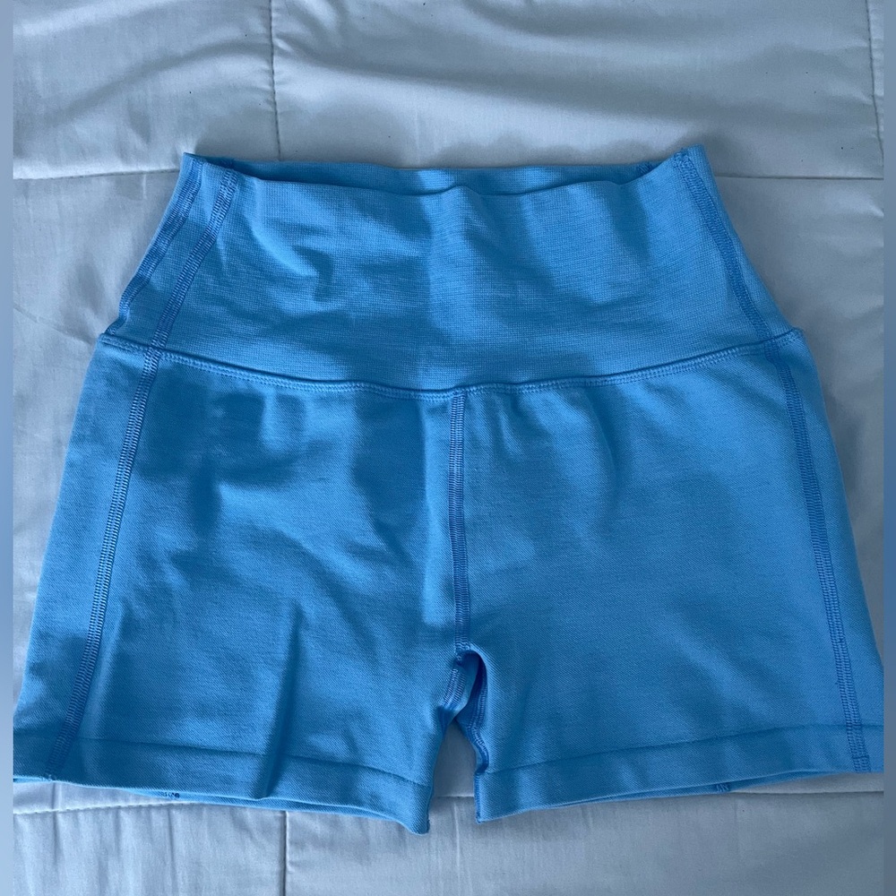 Alphalete Blue workout shorts